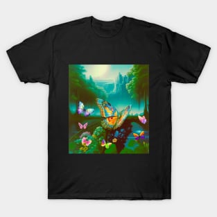 Butterflies At Night T-Shirt